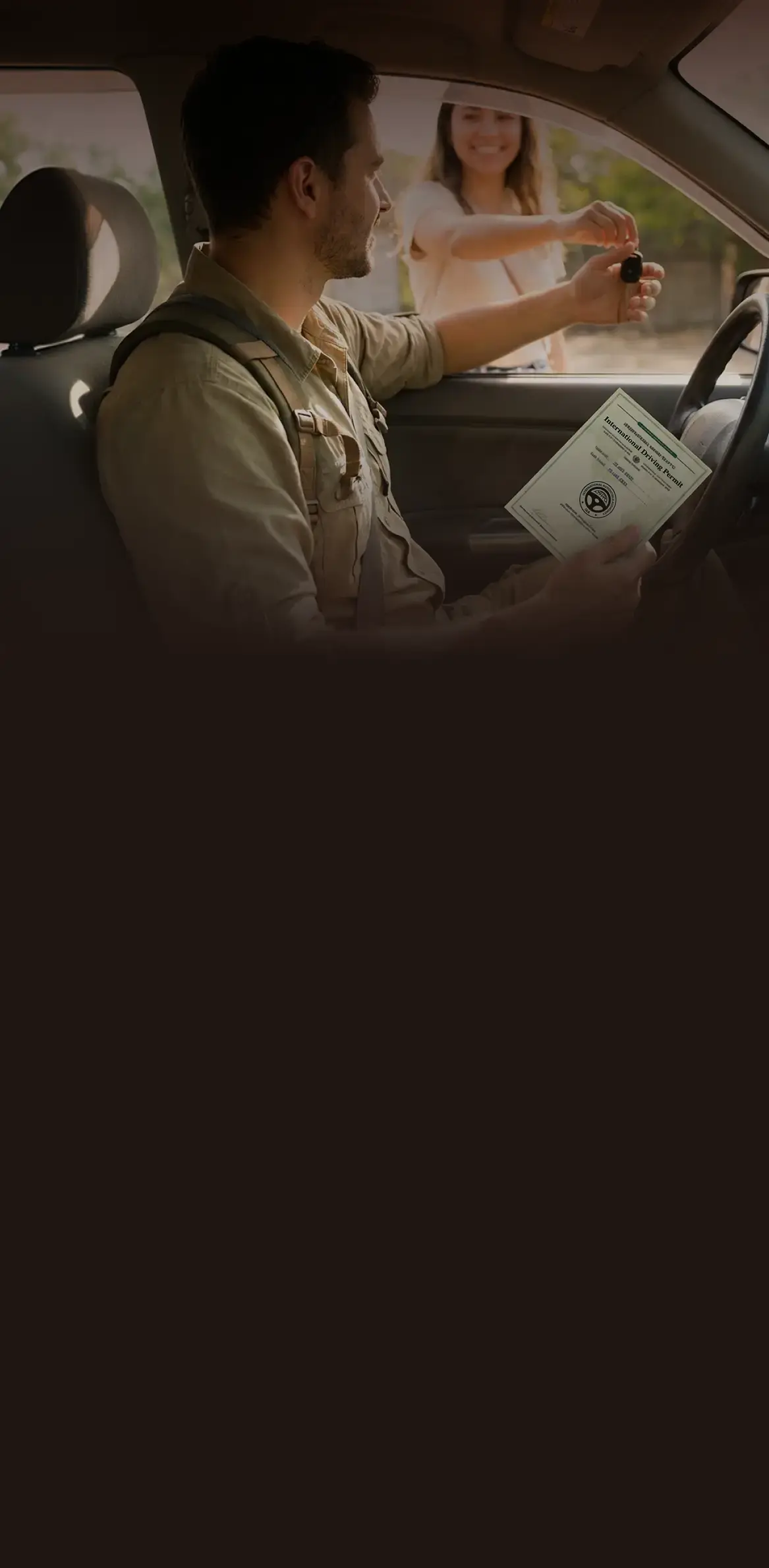 Travel License Section Background